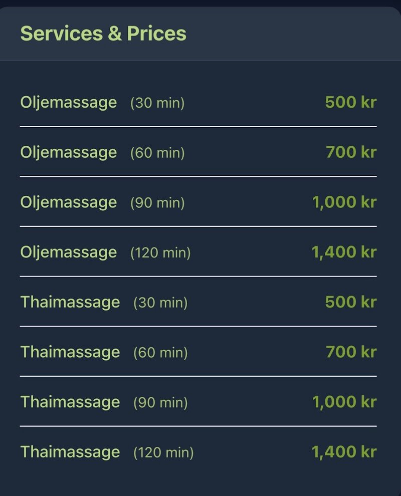 bästa thaimassagen i Bromma