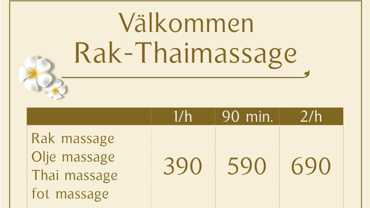 bästa thaimassagen i Limhamn